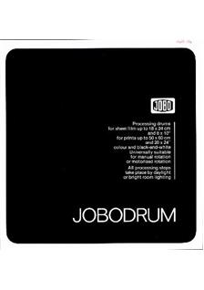 Jobo Jobodrum manual. Camera Instructions.